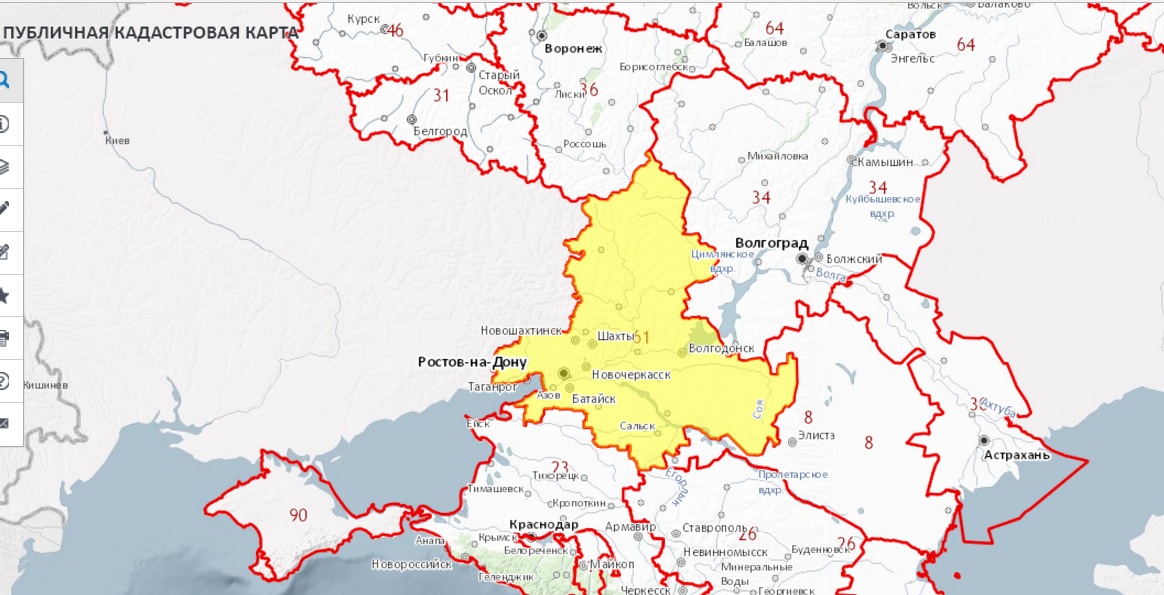 Кадастровая карта истринского района