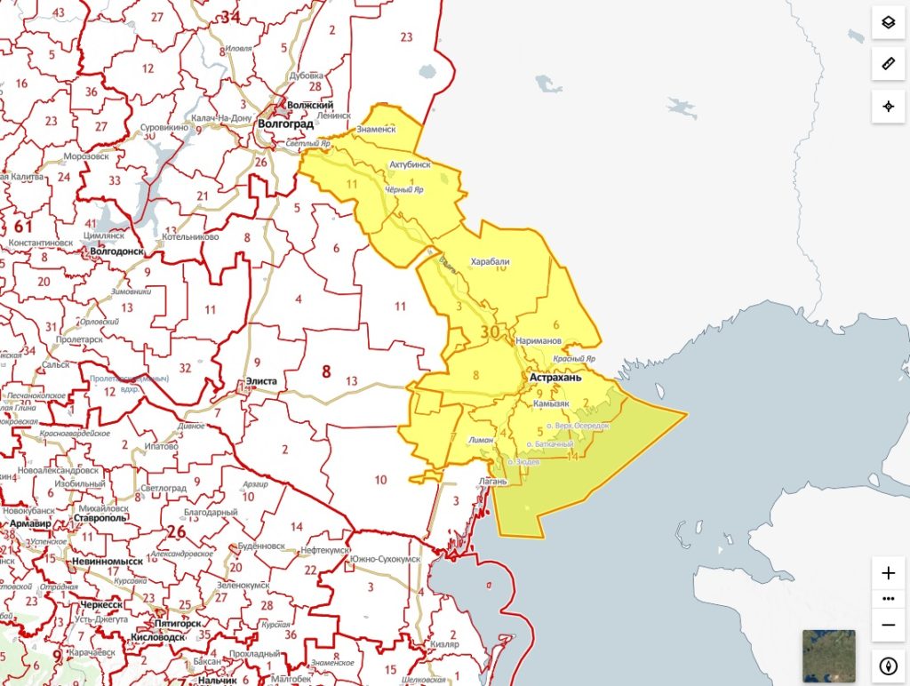 Кадастровая карта астраханской области 2022