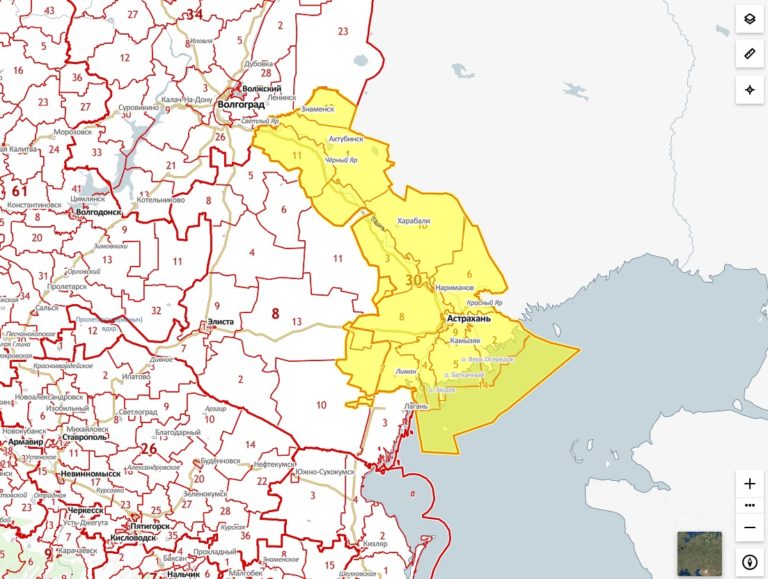 Публичная кадастровая карта астраханской области